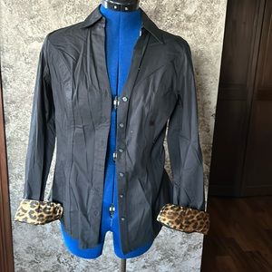 Express Essential Women’s Shirt-Black-Size SP